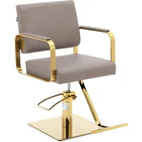 Physa Friseurstuhl Fußstütze höhenverstellbar Barber-Stuhl 200 kg Otley Beige