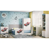 99rooms Dreams XXIV Kinderzimmer-Set Weiß Hellblau 80x160 cm