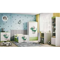 99rooms Dreams Motiv IV Kinderzimmer-Set Weiß Hellgrün 70x140 cm