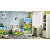 99rooms Dreams XXX Kinderzimmer-Set Weiß Hellgrün 80x160 cm