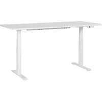 Beliani Beliani, Schreibtisch, Weiß Holz, 180x63x72 cm, Arbeitszimmer, Schreibtische,