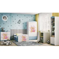 99rooms Dreams XXVII Kinderzimmer-Set Weiß Hellblau 80x180 cm