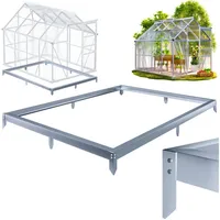 Gardebruk Stahlfundament für Gewächshaus 250x190x12cm verzinkt
