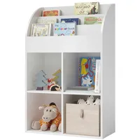 Bellabino Kinderregal Koro, Bücherregal für Kinder, Spielzeug Aufbewahrung, 3