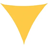 VidaXL Sonnensegel Oxford-Gewebe Dreieckig 6x6x6 m Gelb