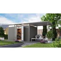 Karibu Gartenhaus Superline versch. Größen + Farben optional mit