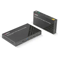 Lindy 70m Cat.6A TypeC & HDMI HDBaseT 3.0 KVM