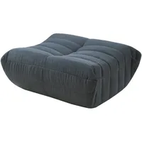 [en.casa] En.Casa, Hocker, Fusshocker Kodsø 35x80x65 cm Mikrofaser Schwarz