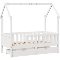 VidaXL Kinderbett mit Schubladen 70x140 cm Massivholz Kiefer