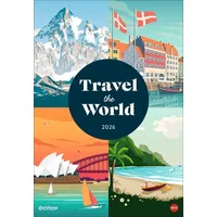 Heye Travel the World Posterkalender 2026