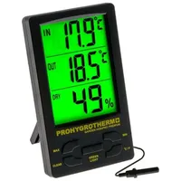 Garden Highpro HYGROTHERMO PRO | Thermometer-Hygrometer | 2 Messpunkte