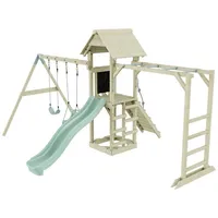 OUTDOORTOYS Spielturm Örebro mit Babyschaukel Mintgrün
