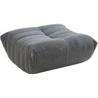 [en.casa] En.Casa, Hocker, Fusshocker Kodsø 35x80x65 cm Cord Grau