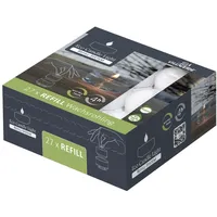 Villa Verde Teelichter 27 St. weiß