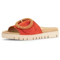 Gabor 63745-15 Damen, Pantolette, Leder, Pumpkin (Orange), Sommerschuhe -