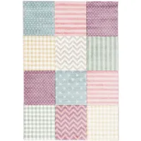 Pergamon Kinder und Jugend Teppich Maui Sterne Pastel Bunt