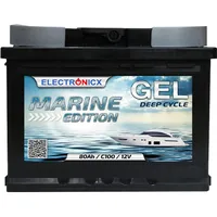 Electronicx GEL Batterie 80Ah Electronicx Marine Edition Boot Schiff