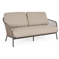BIZZOTTO Gartensofa Ivissa aus Metall, Anthrazit