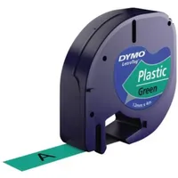 Dymo Schriftbandkassette LetraTag S0721640 12mmx4m sw auf gn