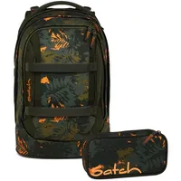 Satch PACK Jurassic Jungle 2-teilig in Grün/Orange | Gr.:
