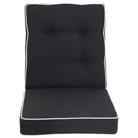 VCM ebuy24 Gartenkissen Fura Schwarz 56 x 115 cm