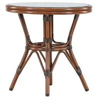 VCM ebuy24 Sagres Cafétisch Ø60cm braun.