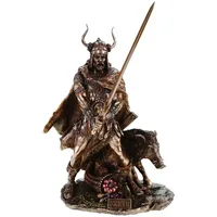 VOGLER Veronese Frey germanischer Gott mit Eber bronziert 38