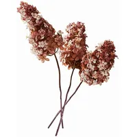 Loberon Deko-Blume 3er Set Ylvi, Naturgetreue Hortensien-Anmutung, Handgefertigt, Üppig