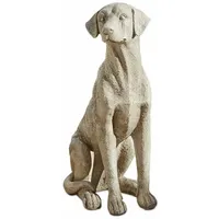 Loberon Deko-Hund Elliot, detailreiche Jagdhund-Nachbildung, edle Tierskulptur, anmutiges Design,