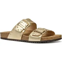 GEOX Damen D BRIONIA R I Flat Sandal, Lt