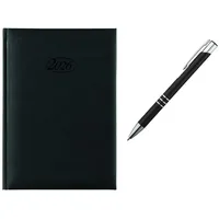 Livepac-Office Buchkalender 2026 / Chefkalender / Farbe: schwarz +