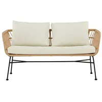 VCM Isola Gartensofa 3-Personen Loungesofa beige
