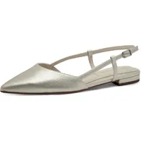 TAMARIS Sling Damen, Vegan Elegant beige,EU 37