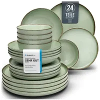 PURE LIVING INTERIOR DESIGN Rustic Tafelservice 24-tlg. 6 Personen