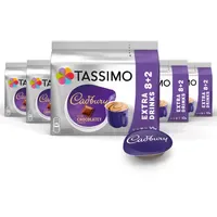 TASSIMO Cadbury Hot Chocolate 4 x 10 Pads, 50