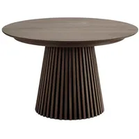 House Nordic Ebuy24 Esstisch inkl. 2 Zusatzplatten ø120x120-160-200cm smoked