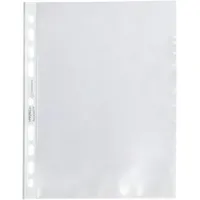 Exacompta Prospekthüllen Forever DIN A5 transparent genarbt 0,06 mm,