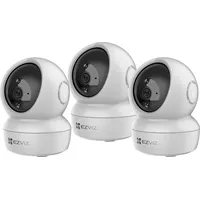 EZVIZ H6C 2MP Indoor PT Kamera, 3er-Set