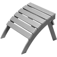 Vevor Fußstütze Adirondack Ottoman 547x480x377mm HDPE Gartenstuhl, Faltbar grau