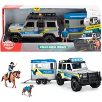 DICKIE Toys Police Horse Trailer Fertigmodell Einsatzfahrzeug Modell