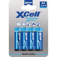 XCell Mignon (AA)-Batterie Alkali-Mangan 1.5 V 4 St.