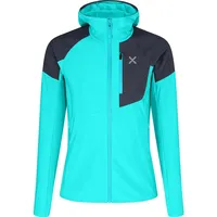 Montura Damen Spitze Hooded Jacke (Größe S, tuerkis)
