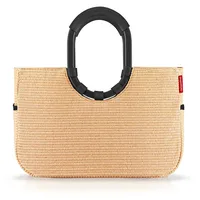Reisenthel Einkaufstasche loopshopper M frame Raffia Black Nude