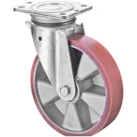BS Rollen Lenkrolle N100.B90, mit Platte, Durchmesser 100, B