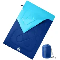 VidaXL Doppelschlafsack mit Kissen Erwachsene Camping 3-4 Jahreszeiten