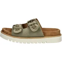Mustang Damen 1461-711 Pantolette, Khaki, 36 EU