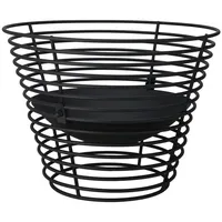 AMBIANCE Feuerschale Feuerkorb 53x40cm Feuerstelle schwarz