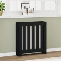 VidaXL Heizkörperverkleidung Schwarz 78x20x82 cm Holzwerkstoff