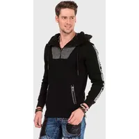 Cipo & Baxx "Pullover", Herren, Gr. S, schwarz, 70%
