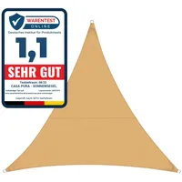 Casa pura Wasserabweisendes Sonnensegel Sand